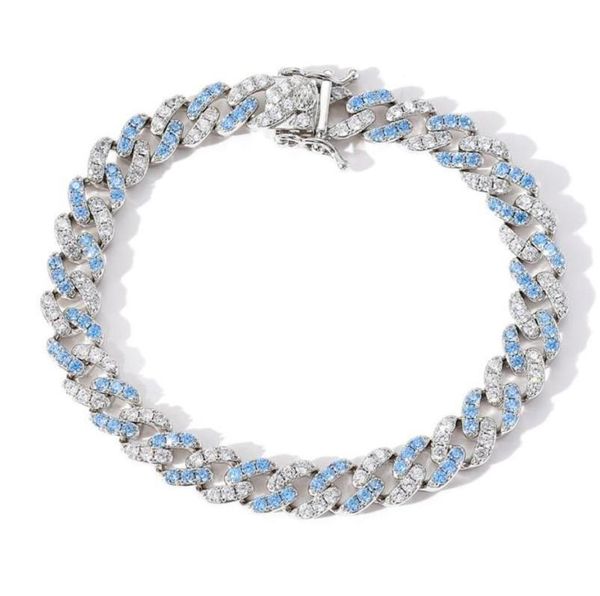 link chain 9mm blue cuban miami link bracelets bling 5a zircon bracelet fashion rock hip hop jewelry for men women7967362, Black
link chain 9mm blue cuban miami link bracelets bling 5a zircon bracelet fashion rock hip hop jewelry for men women7967362, Black
