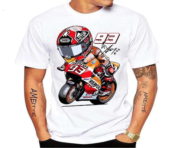 ameitte summer fashion men short sleeve t shirt marc signature 93 design print tshirt funny boy casual moto man white tees4919099, White;black
ameitte summer fashion men short sleeve t shirt marc signature 93 design print tshirt funny boy casual moto man white tees4919099, White;black