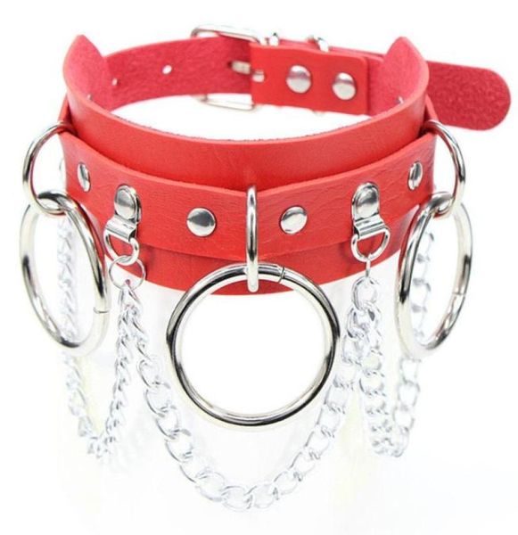 fashion choker necklaces goth collar chain belt necklace pendant pu leather chocker bondage club party wedding jewelry gift1442535, Golden;silver
fashion choker necklaces goth collar chain belt necklace pendant pu leather chocker bondage club party wedding jewelry gift1442535, Golden;silver
