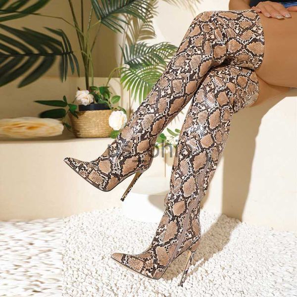 boots liyke snake print leather over the knee boots women pointed toe zip thigh high thin heels autumn winter motorcycle shoes j230811, Black
boots liyke snake print leather over the knee boots women pointed toe zip thigh high thin heels autumn winter motorcycle shoes j230811, Black