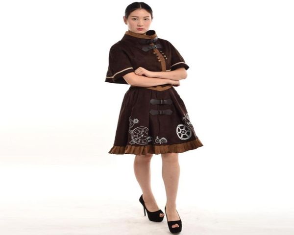 steampunk lolita costume brownblue woman corset dress cape embroidery jsk vintage cosplay set 268469, Black;red
steampunk lolita costume brownblue woman corset dress cape embroidery jsk vintage cosplay set 268469, Black;red