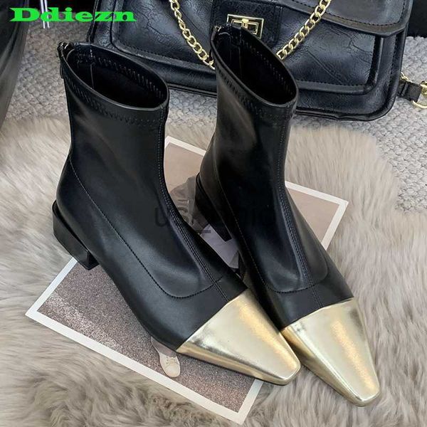 boots stretch boots ladies shoes footwear autumn women ankle short pointed toe fashion shoes sock booties mixed colors with low heels j23081, Black
boots stretch boots ladies shoes footwear autumn women ankle short pointed toe fashion shoes sock booties mixed colors with low heels j23081, Black