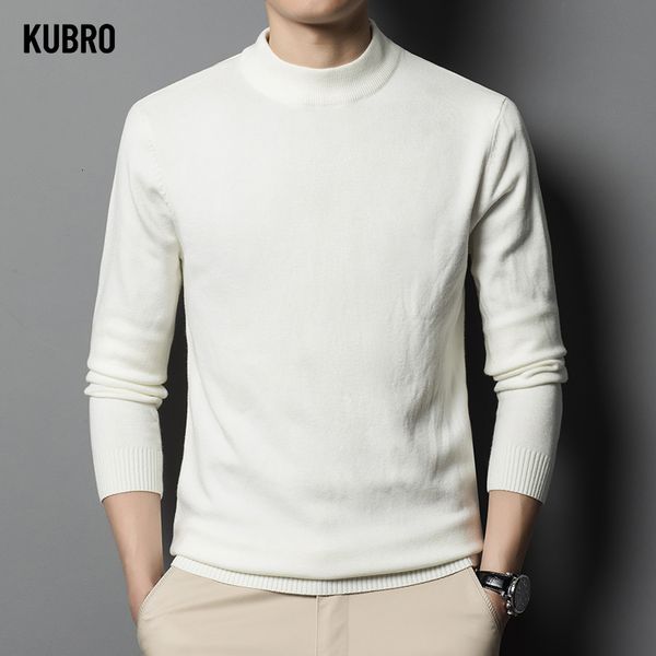 men's sweaters kubro men sweater half-turtleneck slim fit long sleeved warm highend casual knitting base shirt autumn winter trend fash, White;black
men's sweaters kubro men sweater half-turtleneck slim fit long sleeved warm highend casual knitting base shirt autumn winter trend fash, White;black