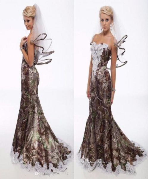 custom made camo wedding dresses mermaid lace appliques open back modest camouflage bridal gowns plus size vestido de novia5604880, White
custom made camo wedding dresses mermaid lace appliques open back modest camouflage bridal gowns plus size vestido de novia5604880, White