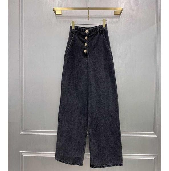 cosmicchic 2020 black jeans high waist gold buttons women trousers anklelengthpants widelegpants runway autumn winter casual2926323, Blue
cosmicchic 2020 black jeans high waist gold buttons women trousers anklelengthpants widelegpants runway autumn winter casual2926323, Blue