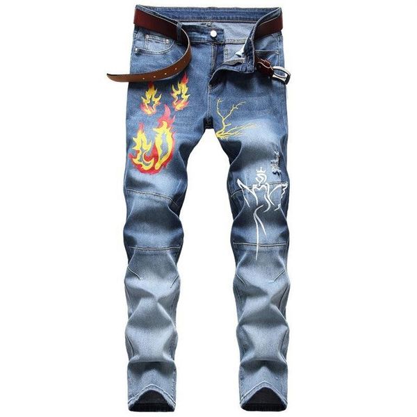 denim designer men s motorcycle jeans ripped for men size 28-38 40 42 2020 autumn spring hip hop punk streetwear274a, Blue
denim designer men s motorcycle jeans ripped for men size 28-38 40 42 2020 autumn spring hip hop punk streetwear274a, Blue
