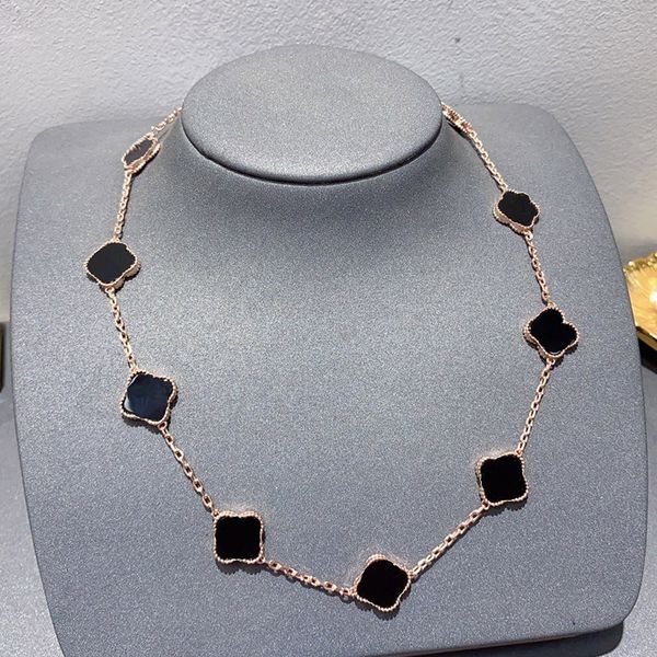 designer necklace van clover necklace gold pendant 10 four leaf diamond luxury classic necklaces for womens long chain jewellery titanium si, Silver
designer necklace van clover necklace gold pendant 10 four leaf diamond luxury classic necklaces for womens long chain jewellery titanium si, Silver