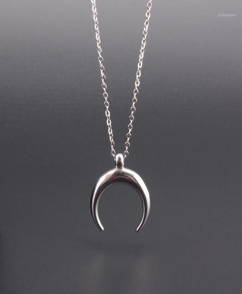 ox horn necklace stainless steel half moon charm pendant women fashion jewelry gift female mujer colar 2021 new15842103, Silver
ox horn necklace stainless steel half moon charm pendant women fashion jewelry gift female mujer colar 2021 new15842103, Silver