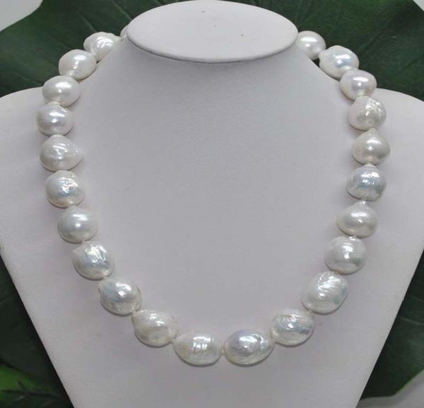 hand knotted 1113mm really huge white baroque fresh water pearl necklace 45cm fashion jewelry1916491, Silver
hand knotted 1113mm really huge white baroque fresh water pearl necklace 45cm fashion jewelry1916491, Silver