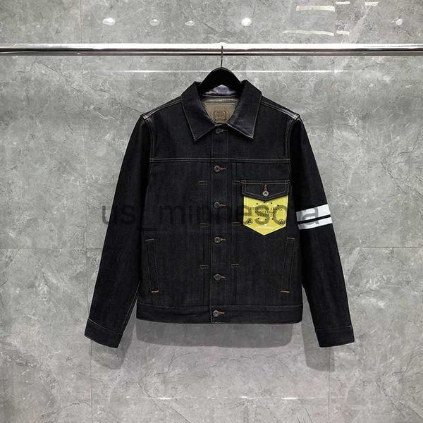 men's jackets denim jacket men r unwashed unsanforized retro heavy weight tooling jacket fashion luxury lapel personality coat j230811, Black;brown
men's jackets denim jacket men r unwashed unsanforized retro heavy weight tooling jacket fashion luxury lapel personality coat j230811, Black;brown