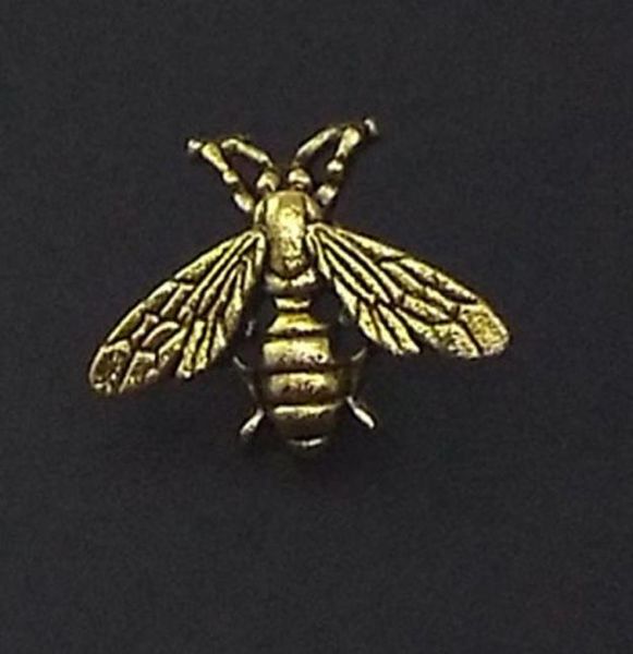 retro bee metal alloy pin buckle insect brooch insect for unisex1678345, Gray