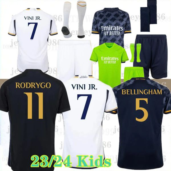 kids 23 24 bellingham vini jr soccer jerseys real madrids football shirt tchouameni camavinga modric rodrygo mbappe 2023 2024 camiseta men k, Black;yellow
kids 23 24 bellingham vini jr soccer jerseys real madrids football shirt tchouameni camavinga modric rodrygo mbappe 2023 2024 camiseta men k, Black;yellow