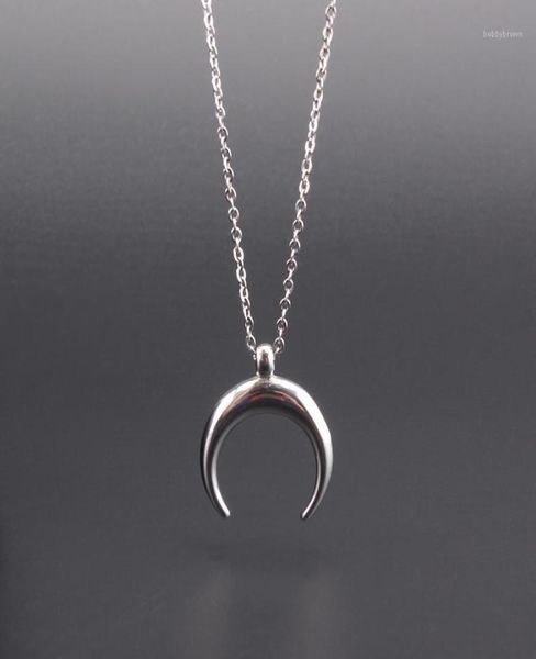 ox horn necklace stainless steel half moon charm pendant women fashion jewelry gift female mujer colar 2021 new11423397, Silver
ox horn necklace stainless steel half moon charm pendant women fashion jewelry gift female mujer colar 2021 new11423397, Silver