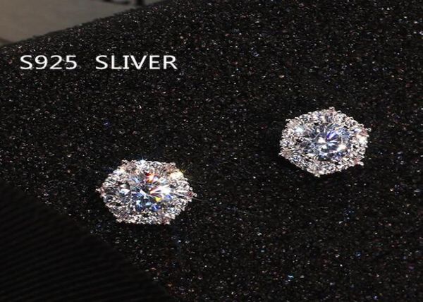 real s925 sterling stud earrings simple fashion women wedding bridal jewelry round cut white z cz diamond gemstones party gift7741340, Golden;silver
real s925 sterling stud earrings simple fashion women wedding bridal jewelry round cut white z cz diamond gemstones party gift7741340, Golden;silver