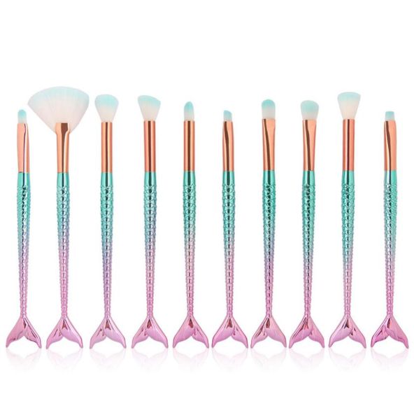 professional 10 pcsset mermaid makeup brushes set foundation blending eyeshadow contour concealer blush cosmetic makeup tool8836141
professional 10 pcsset mermaid makeup brushes set foundation blending eyeshadow contour concealer blush cosmetic makeup tool8836141