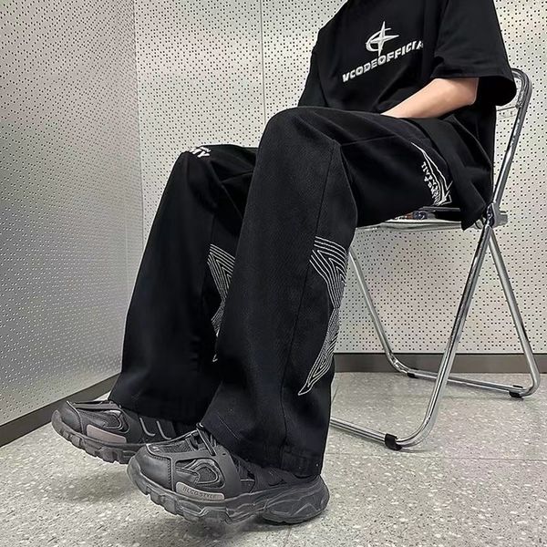 mens pants brand european and american high street style star jeans men loose autumn hiphop wideleg straightleg pants woman 230810, Black
mens pants brand european and american high street style star jeans men loose autumn hiphop wideleg straightleg pants woman 230810, Black