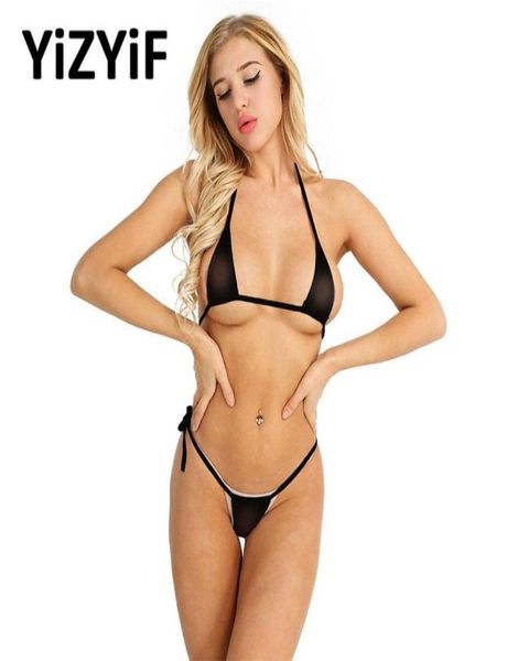 swimwear women bikinis 2021 swimsuit micro bikini lingerie set mesh halter with tie side gstring thong women039s5825112, White;black
swimwear women bikinis 2021 swimsuit micro bikini lingerie set mesh halter with tie side gstring thong women039s5825112, White;black