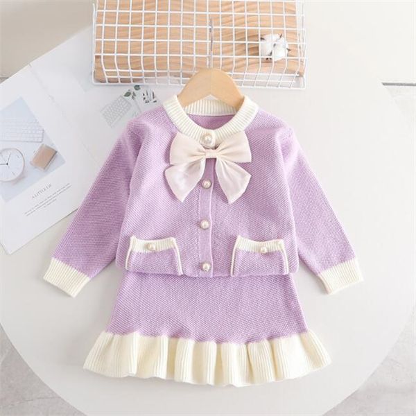 children's sweater set autumn and winter new female baby white bow knit sweater skirt girls two sets of skirts
children's sweater set autumn and winter new female baby white bow knit sweater skirt girls two sets of skirts