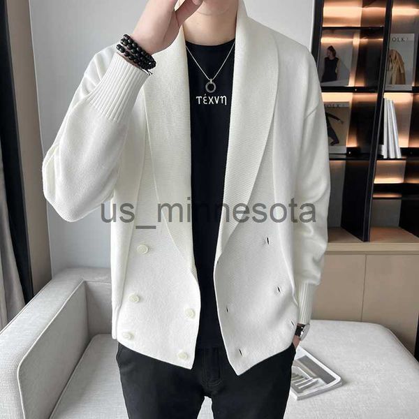 men's jackets 2023 doublebreasted cardigan sweater men spring clothes knitted sweater coat pure color men casual new slim fit brand clo, Black;brown
men's jackets 2023 doublebreasted cardigan sweater men spring clothes knitted sweater coat pure color men casual new slim fit brand clo, Black;brown