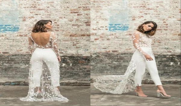 beach jumpsuit wedding dresses jewel neck long sleeve backless ankle length bridal outfit lace summer bride gowns40265831986858, White
beach jumpsuit wedding dresses jewel neck long sleeve backless ankle length bridal outfit lace summer bride gowns40265831986858, White
