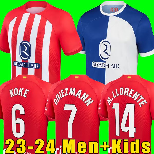 atletico madrids soccer jerseys griezmann 23 24 120th anniversary 2023 2024 m.llorente koke saul correa lemar football shirt men kids kit se, Black;yellow
atletico madrids soccer jerseys griezmann 23 24 120th anniversary 2023 2024 m.llorente koke saul correa lemar football shirt men kids kit se, Black;yellow