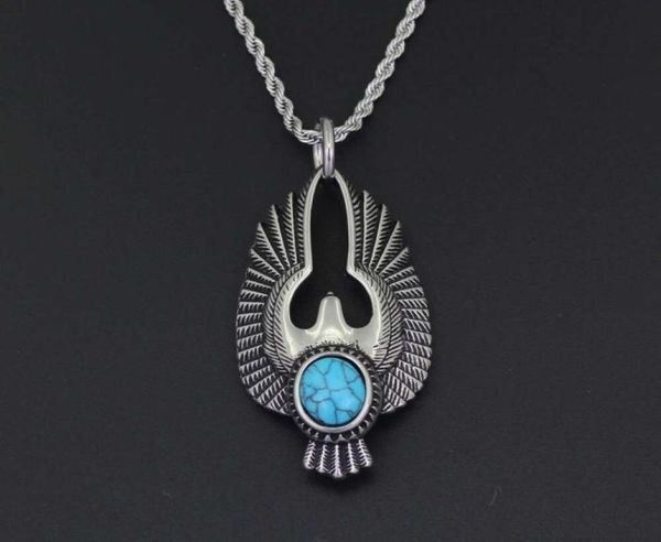 hip hop eagle wings pendant necklaces for men bohemia turquoise animal luxury necklace stainless steel cuban chains fashion jewelr6031195, Silver
hip hop eagle wings pendant necklaces for men bohemia turquoise animal luxury necklace stainless steel cuban chains fashion jewelr6031195, Silver