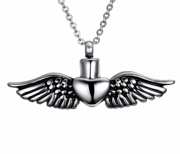 stainless steel angel wings heart shape pendants cremation urn pendant ashes urn necklaces letter pendant keepsake memorial ash ur8243208, Silver
stainless steel angel wings heart shape pendants cremation urn pendant ashes urn necklaces letter pendant keepsake memorial ash ur8243208, Silver