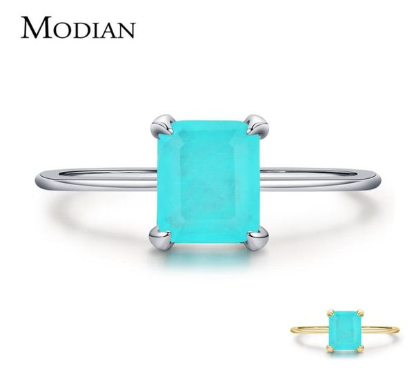 modian authentic 925 sterling silver wedding rings classic rectangle tourmaline paraiba female finger ring for women charm fine je5175424, Slivery;golden
modian authentic 925 sterling silver wedding rings classic rectangle tourmaline paraiba female finger ring for women charm fine je5175424, Slivery;golden