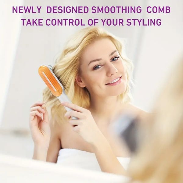 instant hair styling: multifunctional negative ion hair straightener comb, brush & curler - fast heating & anti-scald for women
instant hair styling: multifunctional negative ion hair straightener comb, brush & curler - fast heating & anti-scald for women