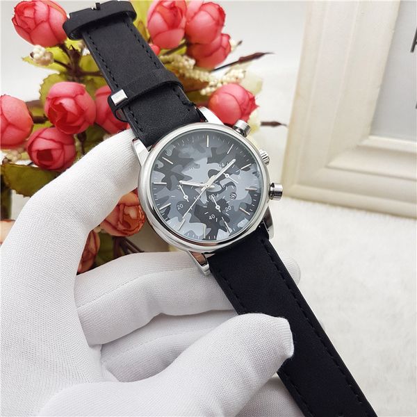 masculine 42mm military sports style men's and women's watch 2023 luxury fashion designer black dial unique leather men's wat, Slivery;brown
masculine 42mm military sports style men's and women's watch 2023 luxury fashion designer black dial unique leather men's wat, Slivery;brown