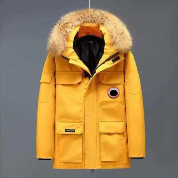 canadian goose winter coat thick warm men's down parkas jackets work clothes jacket outdoor thickened fashion keeping couple live broad, Black
canadian goose winter coat thick warm men's down parkas jackets work clothes jacket outdoor thickened fashion keeping couple live broad, Black