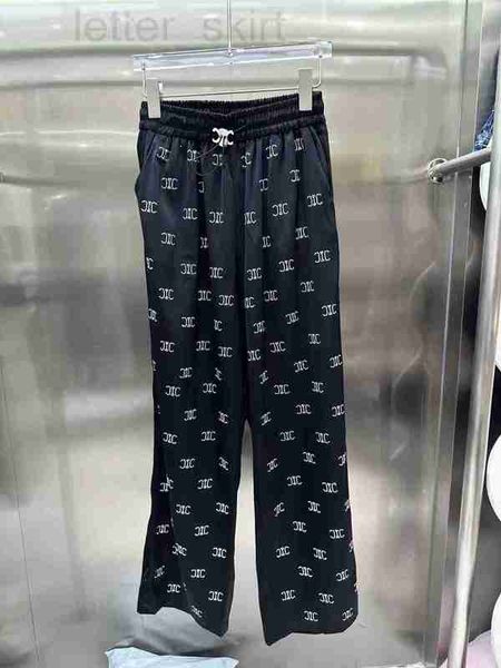 women's pants & capris designer ce23 early autumn new fashion full panel letter drawstring design casual loose versatile wide leg 0u1t, Black;white
women's pants & capris designer ce23 early autumn new fashion full panel letter drawstring design casual loose versatile wide leg 0u1t, Black;white