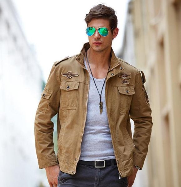 fashionmen military pilot jacket men autumn bomber cotton coat tactical army jacket male air force flight jacket plus size 6xlb104948380, Black;brown
fashionmen military pilot jacket men autumn bomber cotton coat tactical army jacket male air force flight jacket plus size 6xlb104948380, Black;brown