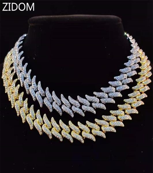 men hip hop chain necklace 20mm thorn shape chains iced out bling male fashion hiphop jewelry for birthday gift 220222205a1229976, Silver
men hip hop chain necklace 20mm thorn shape chains iced out bling male fashion hiphop jewelry for birthday gift 220222205a1229976, Silver