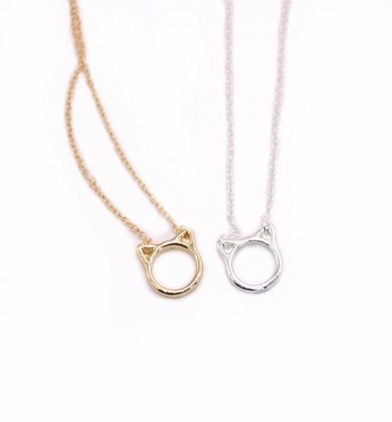 fashion classic cat head frame pendant necklace zinc alloy material cute cartoon animal necklace three color optional4913348, Silver
fashion classic cat head frame pendant necklace zinc alloy material cute cartoon animal necklace three color optional4913348, Silver