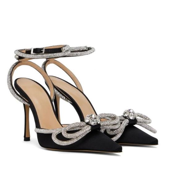 luxury 23s/s summer mach & sandals shoes women high heels double bow satin crystal-embellished silk-satin point toe pump, Black
luxury 23s/s summer mach & sandals shoes women high heels double bow satin crystal-embellished silk-satin point toe pump, Black
