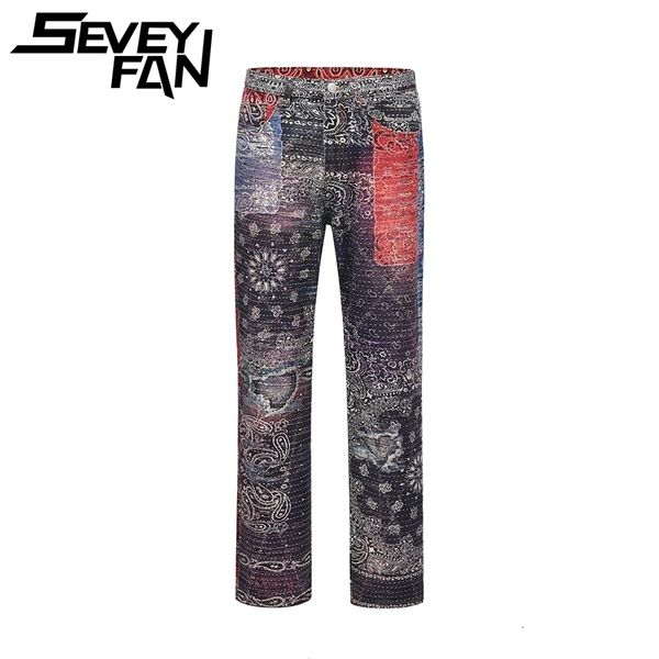 men's jeans aboorun hi street patchwork hole cashew flower printed denim pants streetwear for male 230810, Blue
men's jeans aboorun hi street patchwork hole cashew flower printed denim pants streetwear for male 230810, Blue