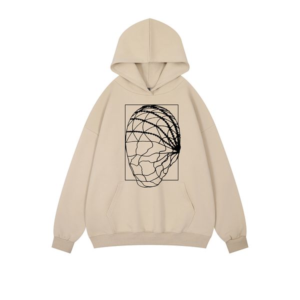white black autumn hooded hoodies for men and women pullover streetwear swatshirts, Black;brown
white black autumn hooded hoodies for men and women pullover streetwear swatshirts, Black;brown