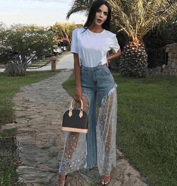 women summer high waist pants stars sheer mesh patchwork see through tunic loose jeans wide leg beach casual denim trousers12029752, Blue
women summer high waist pants stars sheer mesh patchwork see through tunic loose jeans wide leg beach casual denim trousers12029752, Blue