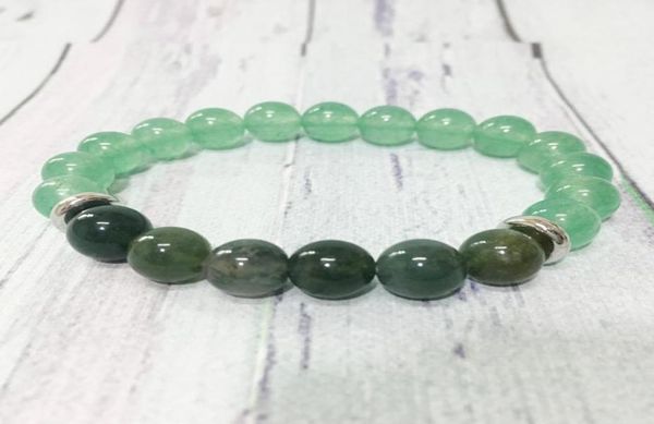 mg0362 natural 8 mm moss agate bracelet for women trendy green aventurine yoga bracelet therapeutic stress relief jewelry9144829, Black
mg0362 natural 8 mm moss agate bracelet for women trendy green aventurine yoga bracelet therapeutic stress relief jewelry9144829, Black