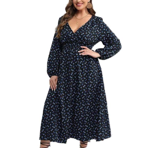 item title l size womens clothing autumn and winter fashionable casual floral v neck long sleeved dress, Black;gray
item title l size womens clothing autumn and winter fashionable casual floral v neck long sleeved dress, Black;gray