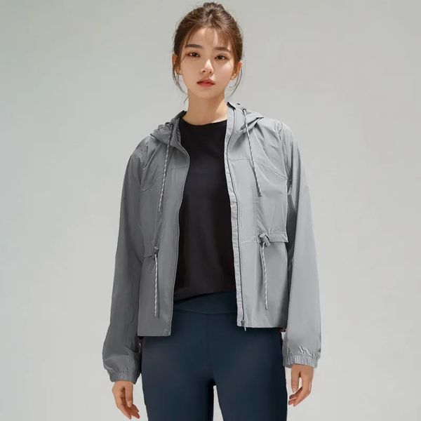 lu yoga wear drawstring women's sports lu jacket with hooded summer light sun protection soft fitness breathable zipper hoodie
lu yoga wear drawstring women's sports lu jacket with hooded summer light sun protection soft fitness breathable zipper hoodie