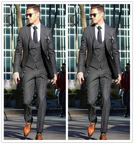 new popular grey mens wedding 3 piece suits groom groomsmen tuxedos man blazers jacket custom made men dress jacketpantsvestti4077724, Black;gray
new popular grey mens wedding 3 piece suits groom groomsmen tuxedos man blazers jacket custom made men dress jacketpantsvestti4077724, Black;gray
