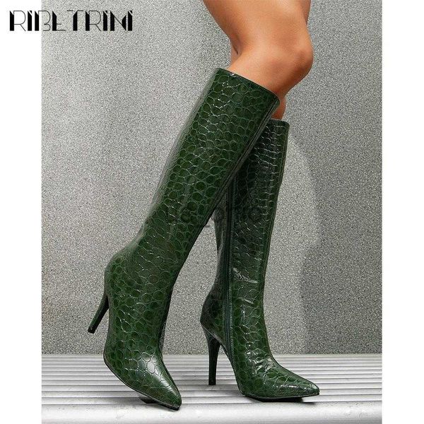 boots elegant women chelsea boot stiletto high heels pointed toe zipper mid calf shoes knee high luxury mature stylish boot woman j230811, Black
boots elegant women chelsea boot stiletto high heels pointed toe zipper mid calf shoes knee high luxury mature stylish boot woman j230811, Black