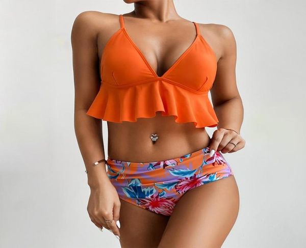 swimming suits high waist swimwear scalloped new leaf print bikinis women swimsuit vintage retro bathing suit female halter biquin5563464
swimming suits high waist swimwear scalloped new leaf print bikinis women swimsuit vintage retro bathing suit female halter biquin5563464