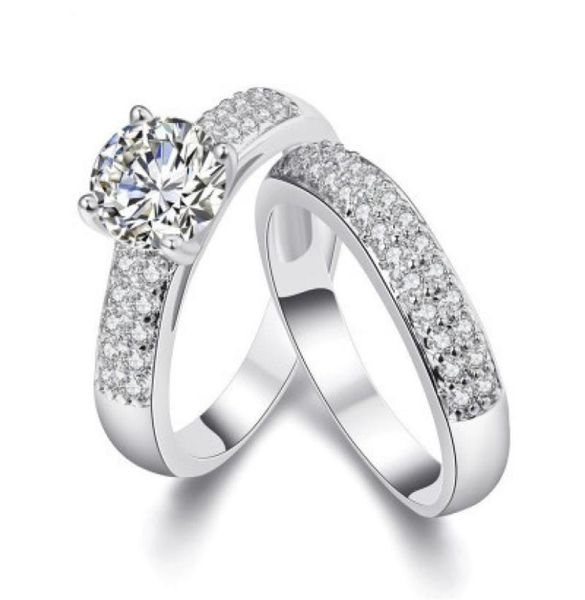 new fashion wedding ring fourclaw micro inlay zircon couple ring fashion antireal diamond ring trade jewelry whole6306414, Silver
new fashion wedding ring fourclaw micro inlay zircon couple ring fashion antireal diamond ring trade jewelry whole6306414, Silver