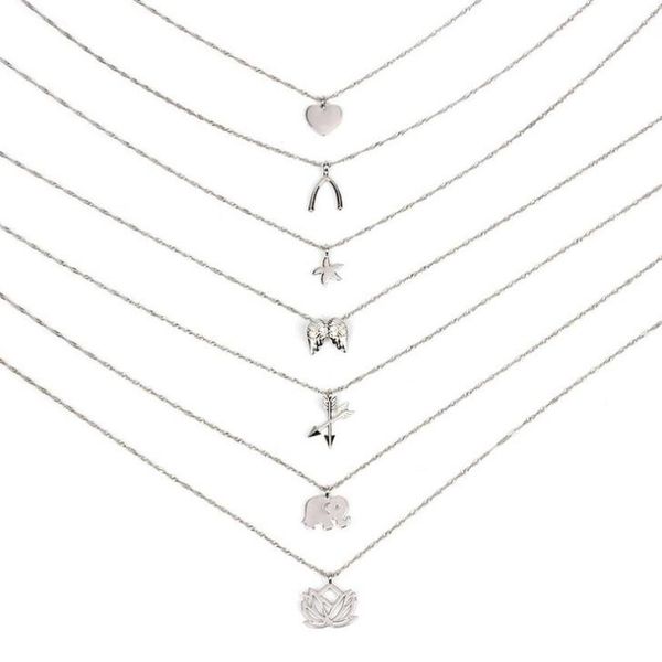jrl dogeared necklace good luck elephant pendant multilayer necklace combination set noble and delicate choker collarbone chain k7635171, Silver
jrl dogeared necklace good luck elephant pendant multilayer necklace combination set noble and delicate choker collarbone chain k7635171, Silver