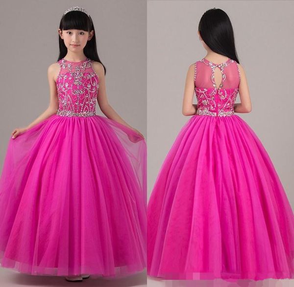 lovely princess girls pageant dresses fuchsia jewel flower girl dresses beads tulle floor length ball gown wedding party girl dres8878383, White;red
lovely princess girls pageant dresses fuchsia jewel flower girl dresses beads tulle floor length ball gown wedding party girl dres8878383, White;red