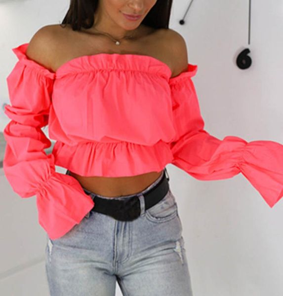 2020 candy color off shoulder crop women summer dot print lantern sleeve shirts lady slash neck beach blouse7994076, White
2020 candy color off shoulder crop women summer dot print lantern sleeve shirts lady slash neck beach blouse7994076, White