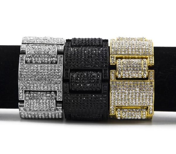 men women hip hop wide i square shape rhinestones bracelet bangle bling imitation diamond chains link wristbands fine jewelry1330899, Golden;silver
men women hip hop wide i square shape rhinestones bracelet bangle bling imitation diamond chains link wristbands fine jewelry1330899, Golden;silver